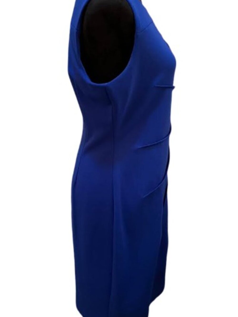 Calvin Klein Starburst Sleeveless Sheath Dress in Royal Blue Size 10 Like New - Picture 6 of 9